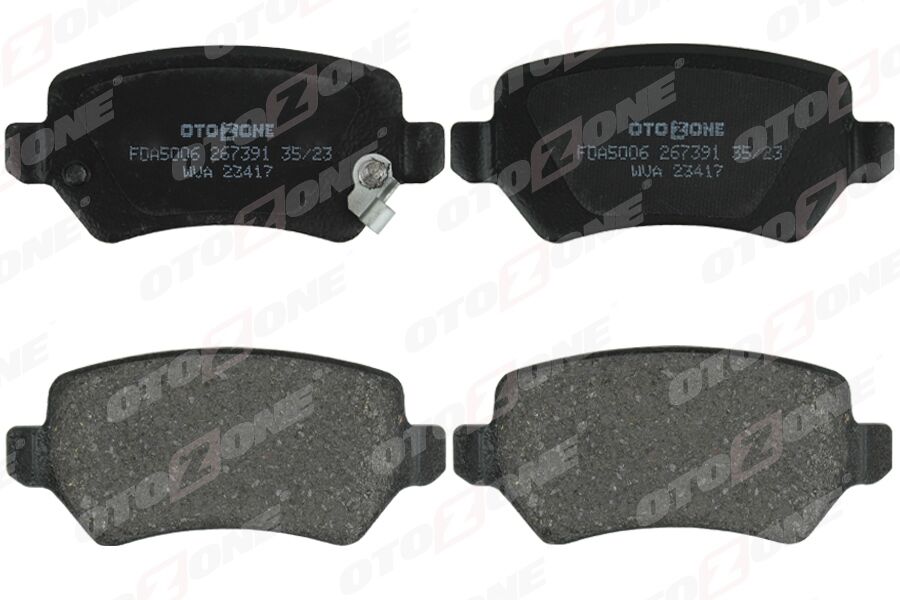 ARKA BALATA ASTRA G 98 > ASTRA H 05 > MERIVA 03 > ZAFIRA 00 > COMBO 02 > GDB1515