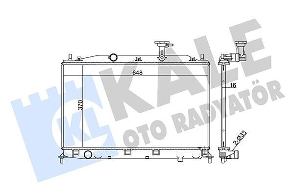 RADYATÖR HYUNDAI ACCENT ERA 1.4L 1.6L G4EE G4ED 06-10