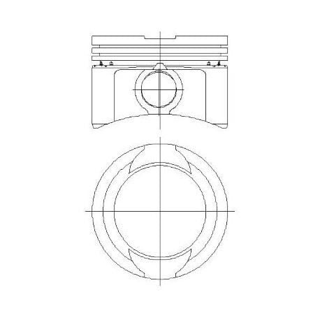 PİSTON SEGMAN STD 71.20MM FIAT PALIO 1.2 8V 87-835900-12