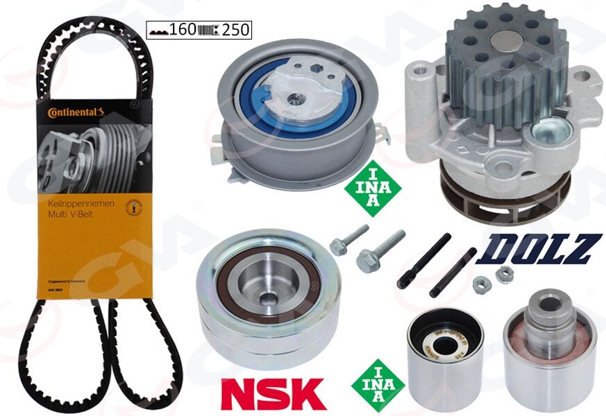 DEVİRDAİMLİ TRİGER SETİ 160x250 CRAFTER-T6-A3-JETTA-CADDY-POLO-PASSAT 1.6-2.0 TDI CAYB/C/D-CAAB/C-CKUB-CFFB-CFWA-CAGA