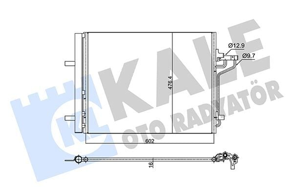 KLİMA RADYATÖRÜ FORD CONNECT-KUGA-FOCUS 13> 1.5-1.6-2.0 ECOBOOST