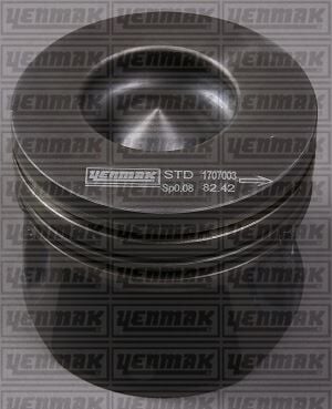 PİSTON SEGMAN CONNECT 1.8 TDCI 90PS 02> STD ÇAP: 82.50MM