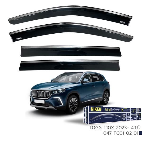 KROMLU CAM RÜZGARLIĞI TOGG T10X 2023- 4LÜ