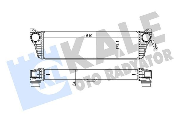 TURBOSARJ RADYATORU MERCEDES VITO W639 03>