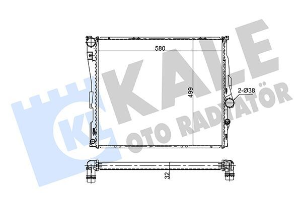 MOTOR SU RADYATORU BMW N52N X3 E83