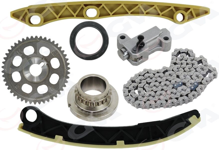 EKSANTRİK ZİNCİR SETİ HONDA CIVIC 1.6L R16A R16B VTEC FD6 FB7 FC5 kasa 06-> 1.8L R18A2 FD7 FK2 ka sa 06-12 / ACCORD 2.0L R20A3 CU kasa 08-> / CR-V 2.0L R20A2 RE5 kasa 07-15 7 PARÇA