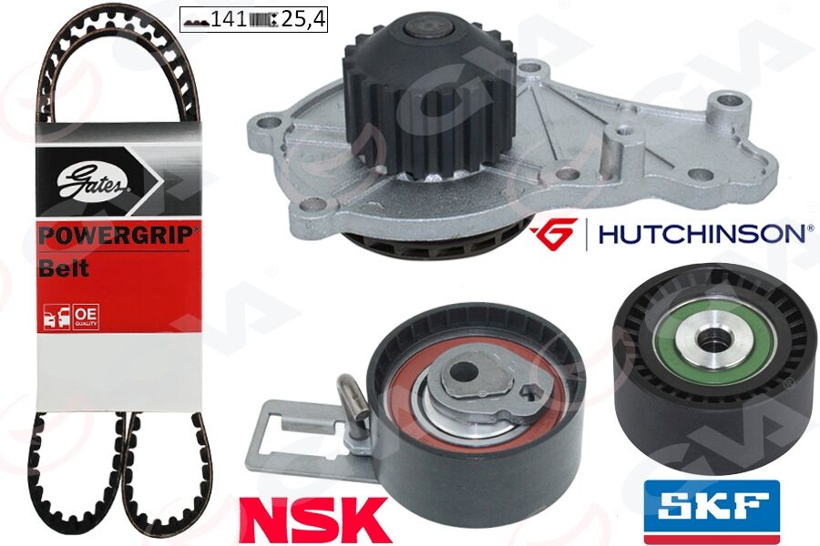 DEVİRDAİMLİ EKSANTRİK GERGİ KİTİ 141 DİŞ P207-P208-P301-P308-P508-P2008-P3008-P5008 08> PARTNER-BE RLINGO-RIFTER-JUMPY-C5-C4-DS4-C3-DS3-DS5-C-ELYSEE 1.6 HDI DV6C DV6DTED- FOCUS III 1.6 TDCİ 11>COURİE