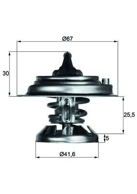 TERMOSTAT 85 C MERCEDES OM601 OM602 OM603 OM605 OM611 OM612 W124 W201 W210 W460 W461 W463 B901>B904