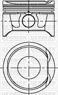 MOTOR PİSTON SEGMAN STD 79.50 ÇAP LAGUNA-MEGANE-CLIO II 1.6 16V K4M 700-710-720 .