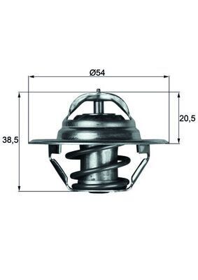 TERMOSTAT 83C A4-A5-A6-POLO DEMİR CAGA-CAHA-CAGB-CAGC-BBY-BKY-BBZ