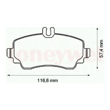 FREN BALATASI ARKA MERCEDES C-CLASS W205 S205 C205 A205