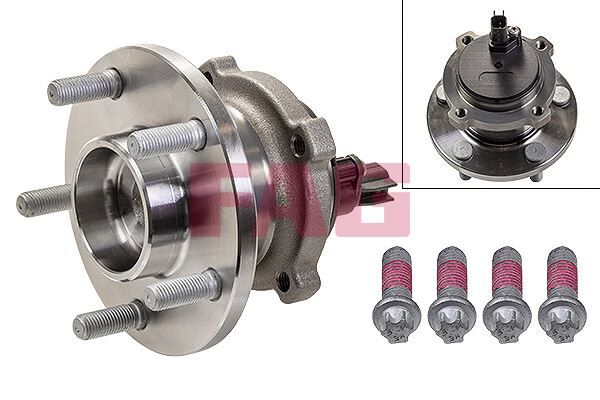 ARKA TEKER PORYASI RULMANLI FOCUS C-MAX 07>11 -FOCUS II 04>11 ABS Lİ 5 BİJON SENSOR DAHIL