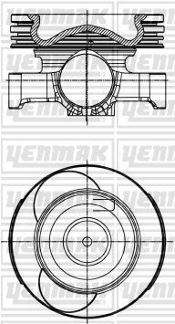 MOTOR PİSTON SEGMAN 0.50 76.00mm MEGANE IV 16> CLIO V 19> CAPTUR II 20> EXPRESS 21> DUSTER II 17> DOKKER 17> QASHQAI II 18> JUKE 14>19 MERCEDES W177. W176. X118. X156 1.5dCi K9K EURO 6