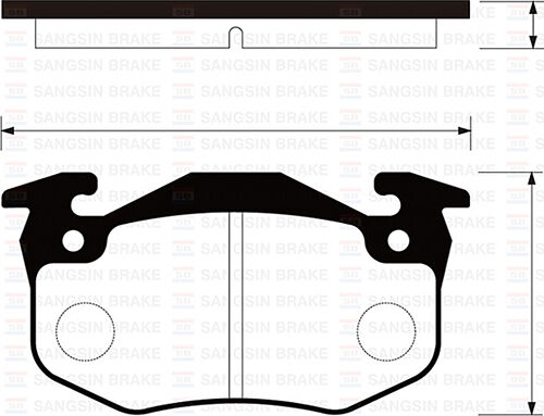 ARKA FREN BALATASI PEUGEOT P106 96>04 P205 87>98 P206 00>09 P306 97>01 P309 89>93 CITROEN SAXO 96>04 XSARA 97>05 ZX 92>97 RENAULT R9-R19- MGN I-CLIO I-II İNCE TİP