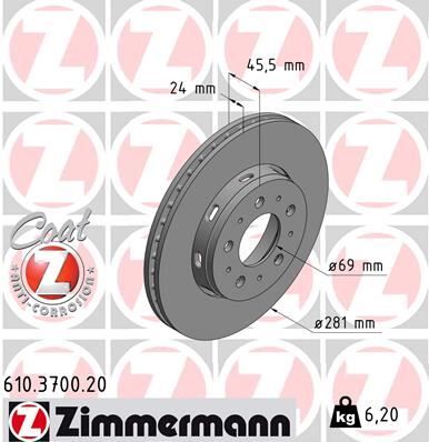 ÖN FREN DİSKİ HAVA KANALLI MITSUBISHI CARISMA 1.6L 4G92 DA1A 95-> 1.8L GDI 4G93 DA2A 95-> 1.9L DI -D F9Q dizel DA5A 00-05 / SPACE STAR 1.3L 1.6L DG1A 98-> / VOLVO S40 1.6 1.8 1.9 2.0 T 95/04 V40