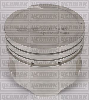 PISTON SEGMAN 0.50 ACCENT MIL / ADMIRA BENZINLI 1.3 00-05 G4K