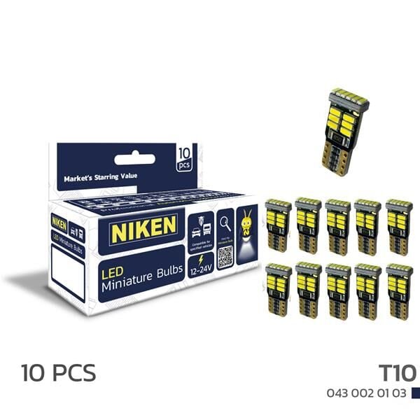 LED AMPUL T10CANBUSPARKLEDİ18LEDLİMİNİ 10LU