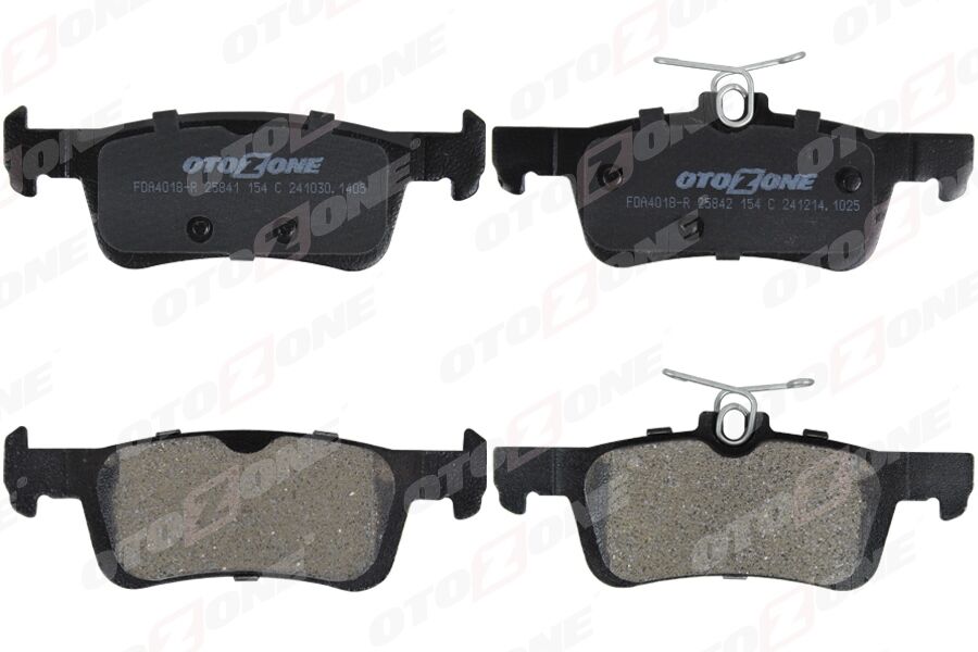 ARKA FREN BALATASI P308 II 1.2 VTİ-1.2 THP-1.6 HDİ-2.0 HDİ 13> FREN DİSKİ ÇAPI 249mm İÇİN 15MM