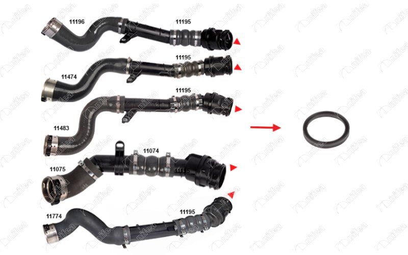 TURBOSARJ BORU CONTASI RENAULT CLIO IV-CAPTUR-LOGAN II-SANDERO II-DOKKER-DUSTER K9K 1.5dCi . MERCEDE S CITAN OM607 W415