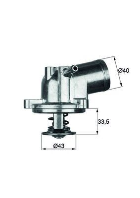 TERMOSTAT 87 C MERCEDES M111 W202 C208 W124 W210 W163 KLIMALI