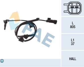 ÖN ABS TEKERLEK HIZ DEVİR SENSÖRÜ OPEL INSİGNİA A 08>17 1.4-1.4 LPG-1.6-1.6 T-1.8-2.0 T-2.0 E85T