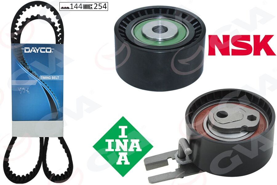 EKSANTRİK GERGİ KİTİ 144 DİŞ EURO4 P206-P307-C1-C2-C3-NEMO-BIPPER-FIESTA 02> 1.4 HDI-TDCI