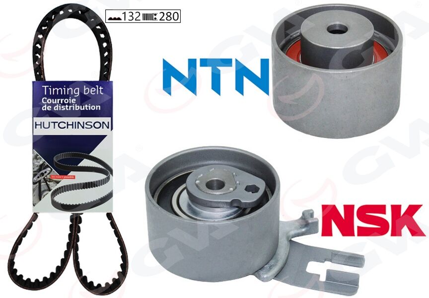 EKSANTRİK GERGİ KİTİ 132x280 VOLVO C30 C70 S60 S80 V70 > XC60 XC70 XC90 2.4TDI 20V K015580XS