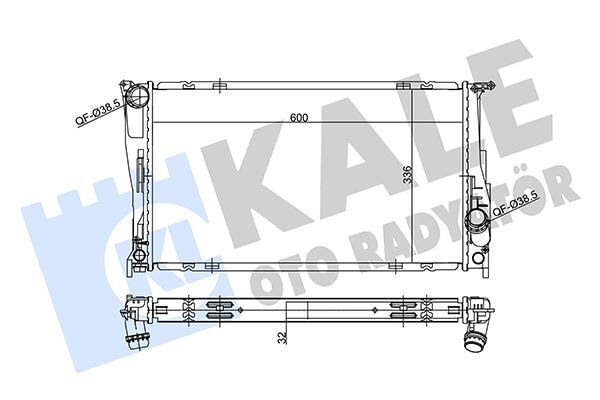 MOTOR SU RADYATORU BMW N20 N52 N54 N55 E82 E88 E90 E91 E92 E93 E84 E89