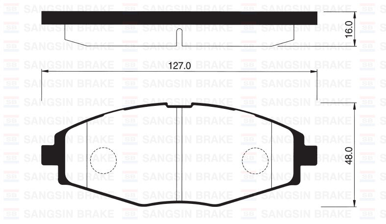 ÖN FREN BALATASI CHEVROLET KALOS 05>10 SPARK 05> MATIZ 05>13 LANOS 97>