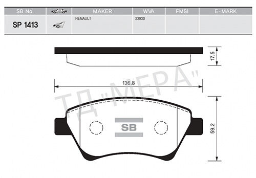 ÖN FREN BALATASI RENAULT MEGANE II 02> KANGOO 01> SC NIC II 03> GRAND SC NIC II 03> 1.5dCi 1.6 1.9dCi 2.0