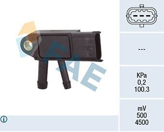 DPF SENSOR VOLVO C30 10>15 C70 10>13 S40 II 10>12 S60 II 10>14 S80 II 10> V50 10>12
