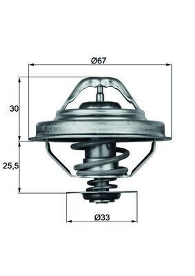 TERMOSTAT 88 C BMW M50 M52 E30 E34 E36