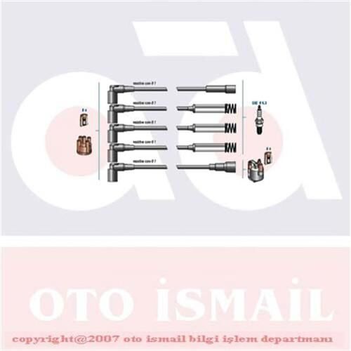 BUJİ KABLO TAKIMI METAL TÜPLÜ OPEL VECTRA A-OMEGA A-FRONTERA A-CALIBRA A 1.8-2.0 ie 8V 88>95