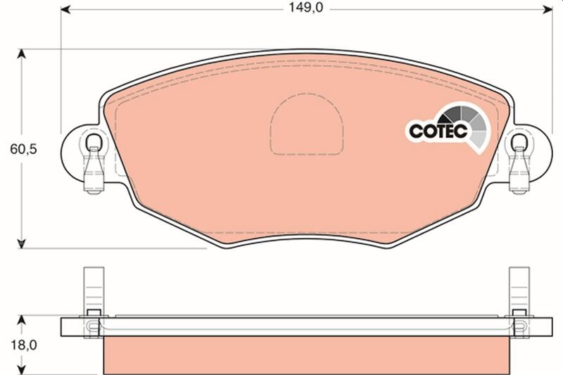 ON FREN BALATASI MONDEO III 00>07 JAGUAR X TYPE 04>09