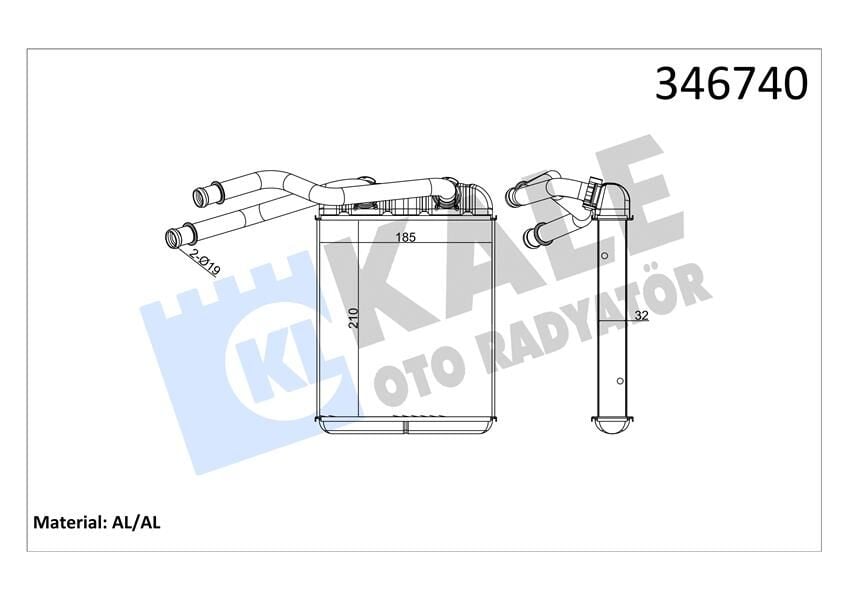KALORİFER RADYATÖRÜ VW TOUAREG 02 > AUDİ Q7 10 >