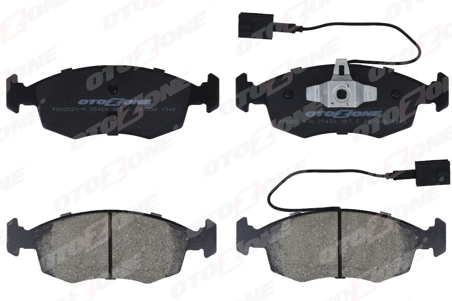 ÖN FREN BALATASI FIAT 500 10> 500 C 12> PUNTO 09> PUNTO EVO 09> K:17.1 MM G:149.3 MM