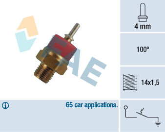 HARARET MUSURU 100 C - 95 C RADYATOR FANI MERCEDES W114 W115 W123 W201 W460 W463 W116 W126
