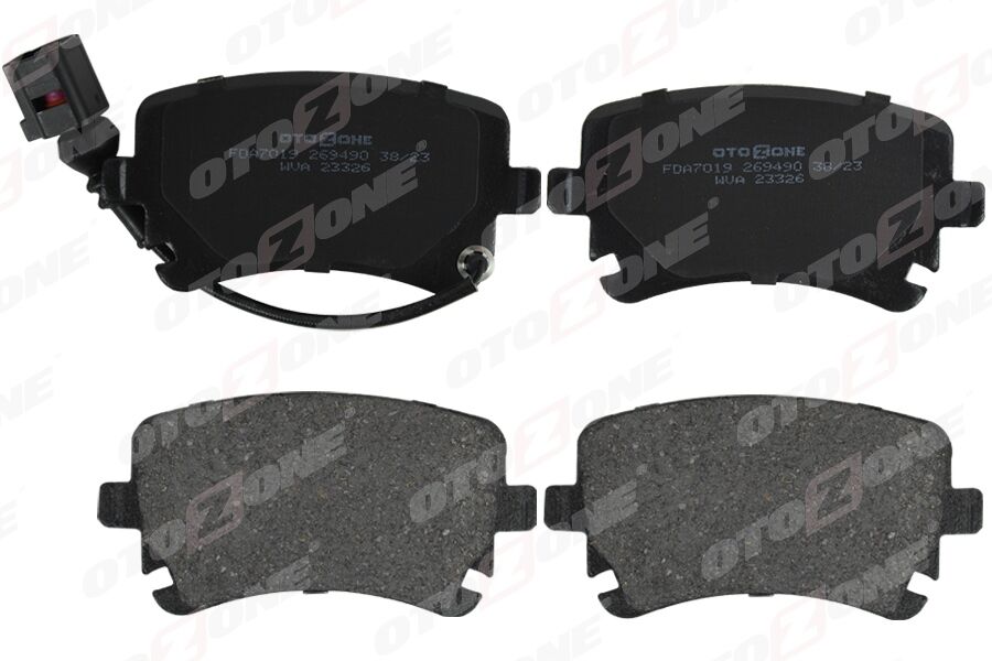 ARKA BALATA VW TRANSPORTER T5 03 >09 > A4 04-09 A6 04-11 A8 03-10 FİŞLİ