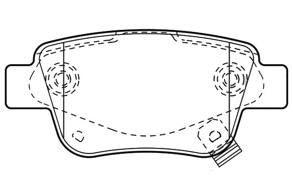 ARKA FREN BALATA TOYOTA AVENSIS 1.6L 3ZZFE VVTi ZZT250 03-08 / 2.0L 1AZ-FE 1AZFSE AZT250 03-08