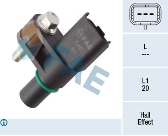 EKSANTRİK MİL DEVİR SENSÖRÜ ASTRA L-COMBO E-CORSA F-CROSSLAND-GRANDLAND-C3-C4-BERLINGO-P208- P2008-P ARTNER-RIFTER-P508-P301-P308-C-ELYSEE-DS3-DS4-DS7 1.2 PureTech-THP 1.2 XE-XHL-XHT