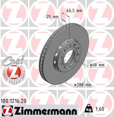 ÖN FREN AYNASI PASSAT-VARIANT 11/96/5.05 AUDI A4-A6 1.8 20V-1.9TDI 97 > 288x25x5DLxHAVALI 986478546-DF2652-DF2652BP