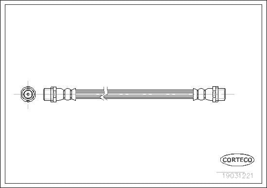 FREN HORTUMU ARKA MERCEDES SPRINTER B904 B905 . VW LT 28-46