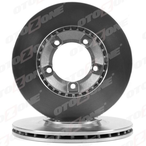 ÖN FREN DİSKİ HAVA KANALLI HYUNDAI H100 2.5L D4BA D4BF 4D55 4D56 PANELVAN 94-05 / 2.6L D4BB KAMYON ET 96-03 253 çap x 5 bijon - Adet disk fiyatıdır