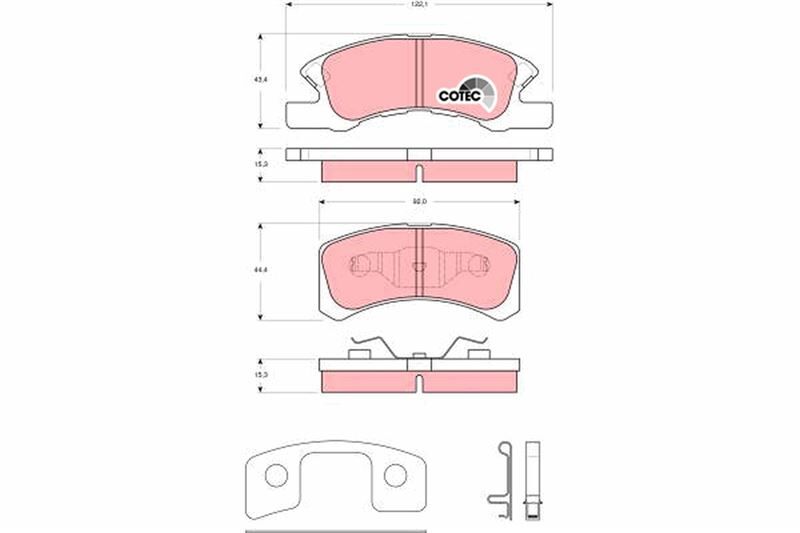 ÖN BALATA DAIHATSU CUORE VII 1.0 05/2003 > CHAREDE 1.0 03 > MITSUBISHI SPACE STAR 1.0 1.2 12 >