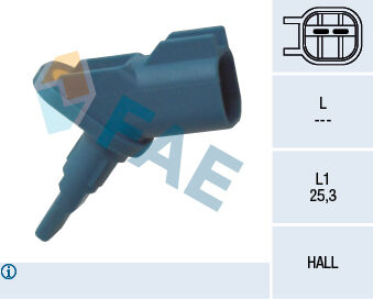 ON ABS SENSORU SAG/SOL FOCUS II 03>11 FOCUS II C MAX 04>11 MONDEO IV 07>14 VOLVO C30 533 10>12 C70