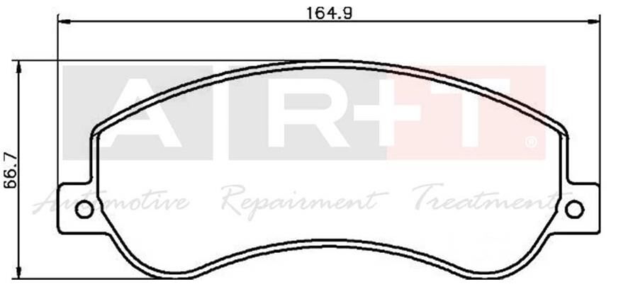 ON FREN BALATASI TRANSIT V348 06>14 A.CEKER 11 /> VW AMAROK 2.0TDI 10> FİŞLİ