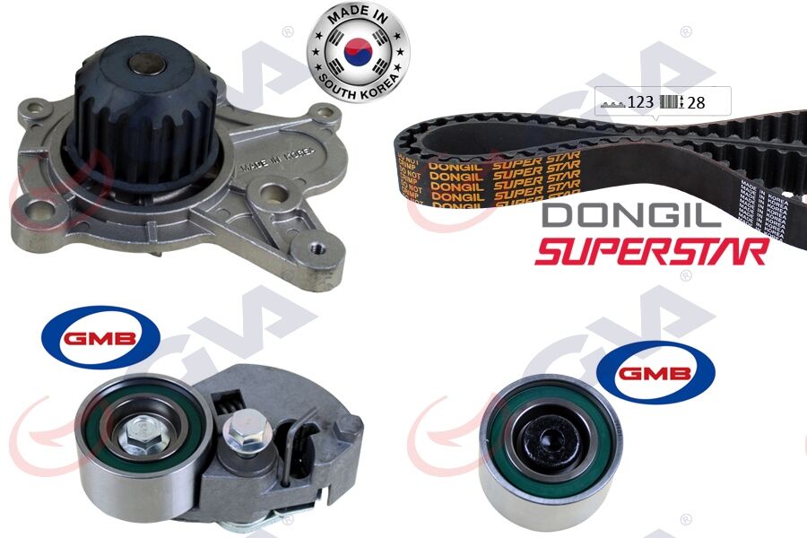 TRİGER KAYIŞ SETİ DEVİRDAİM HYUNDAI ACCENT ADMIRE GETZ MATRIX 1.5L D3EA CRDİ 02-05 / SANTAFE 2.0L CRDİ 01-05 / SONATA 2.0L D4EA CRDİ DİZEL 06-11 / KIA CARENS. CERATO