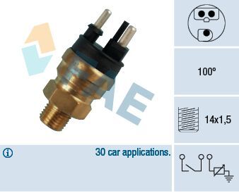 HARARET MUSURU 93 C - 100 C 3 LU SIYAH. RADYATOR FANI MERCEDES W201 W124 S124 W463