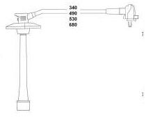 BUJİ KABLOSU TOYOTA CORONA 2.0L 3S-FE ST191 92-94 / CARINA E 2.0L 3S-FE ST191E 95-98 / RAV4 2.0L 3S- FE SXA10 95-00