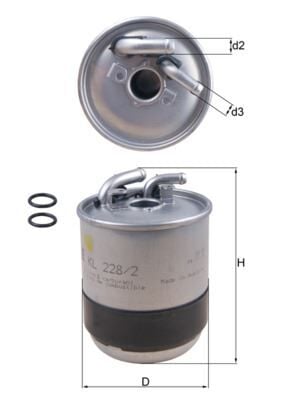 YAKIT FILTRESI MERCEDES OM642 W204 C219 W164 W463 W639 B906